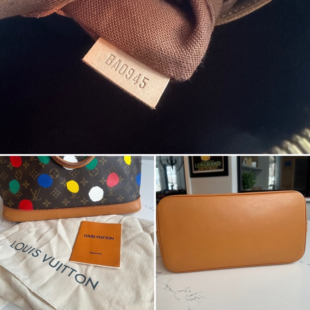 Louis Vuitton vintage Alma PM w/dust cover monogram leather MINT condition RARE - Picture 3 of 6